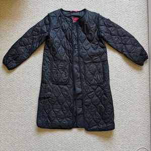 Quilted liner jacket with pockets